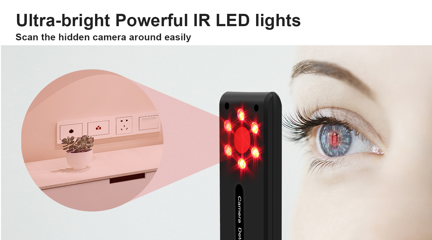 Eleshine Anti-Spy Hidden Camera Finder DE01 hidden camera finder privacy protection inspection application image 6