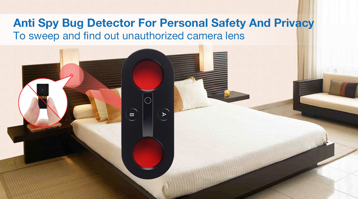 Eleshine Anti Spy RF Bug Detector DE010-1 RF bug detector button and indicator detail image 8
