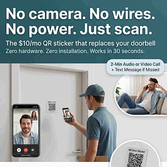 Eleshine Instant QR Call IQ001 WebRTC QR call security device main product image