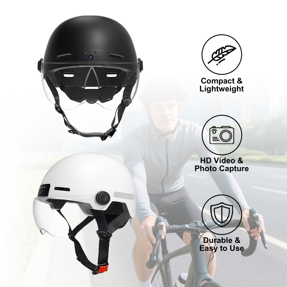 Eleshine Riding Camera Recorder Helmet RAW2 helmet action camera OEM ODM B2B customization image 10