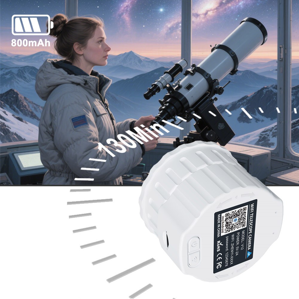 Eleshine 2K WiFi HD Telescope Camera V12 2K WiFi telescope camera installation and setup detail