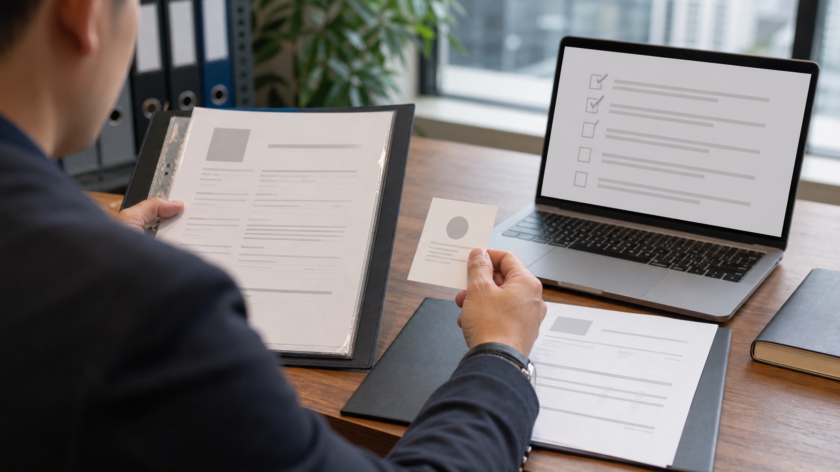 B2B buyer reviewing supplier credentials before sourcing security products from China