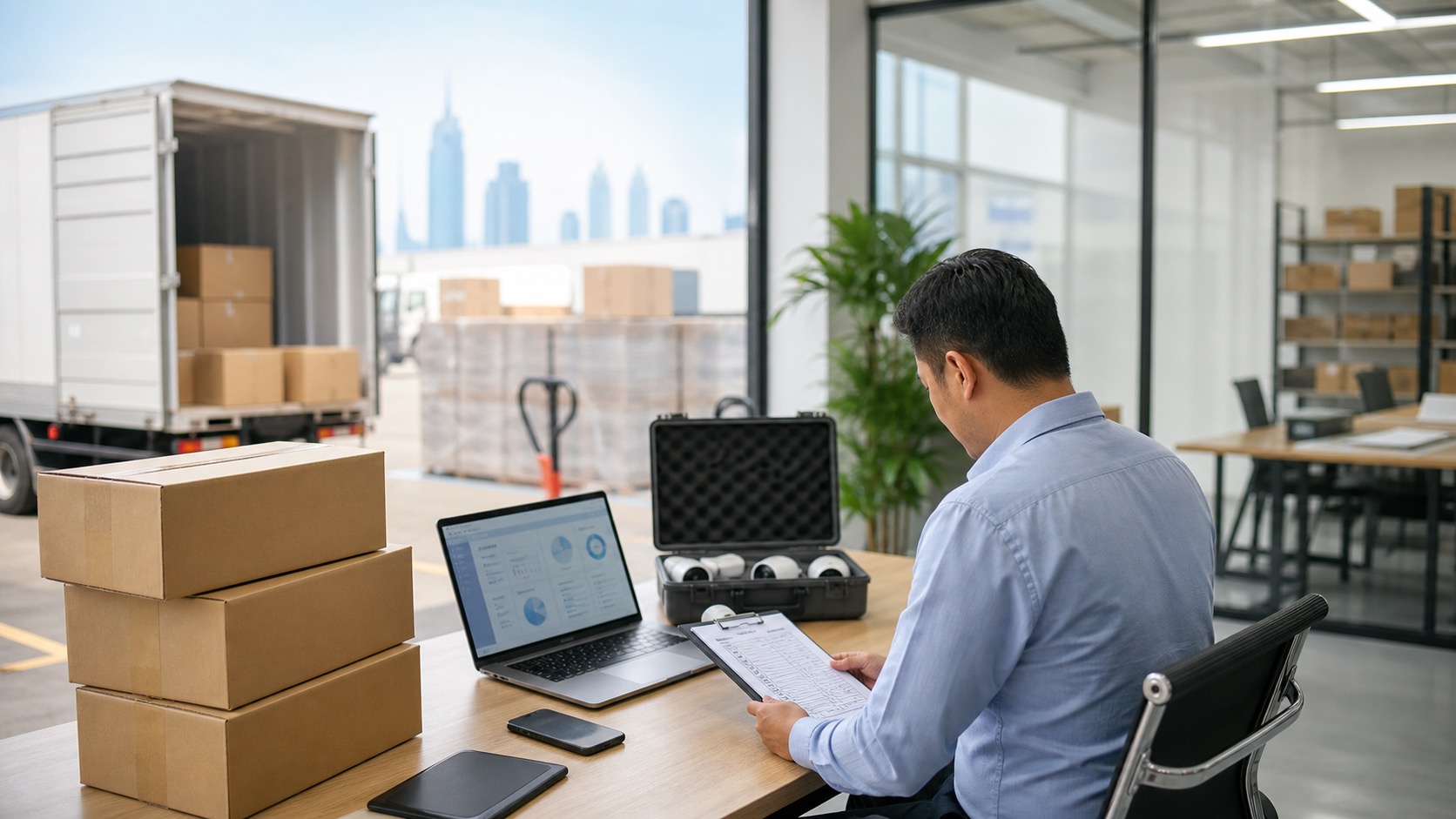 B2B security electronics repeat-order coordination and product planning meeting