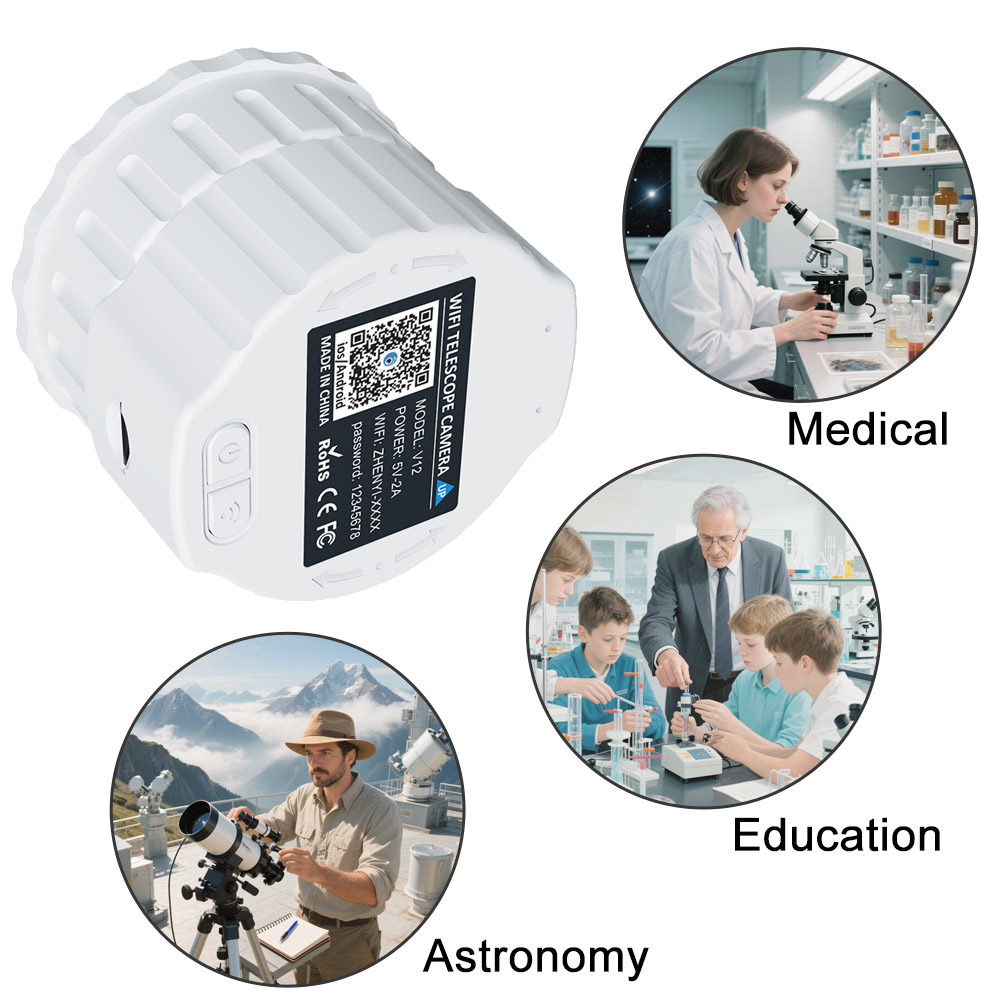 Eleshine 2K WiFi HD Telescope Camera V12 2K WiFi telescope camera technical specification image