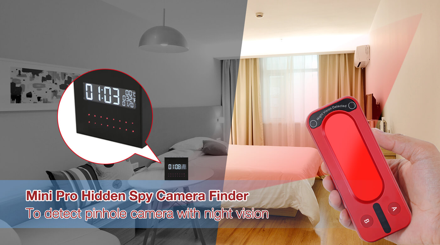 Eleshine Anti Spy Bug Detector DE09-1 anti-spy hidden camera detector button and indicator detail image 8