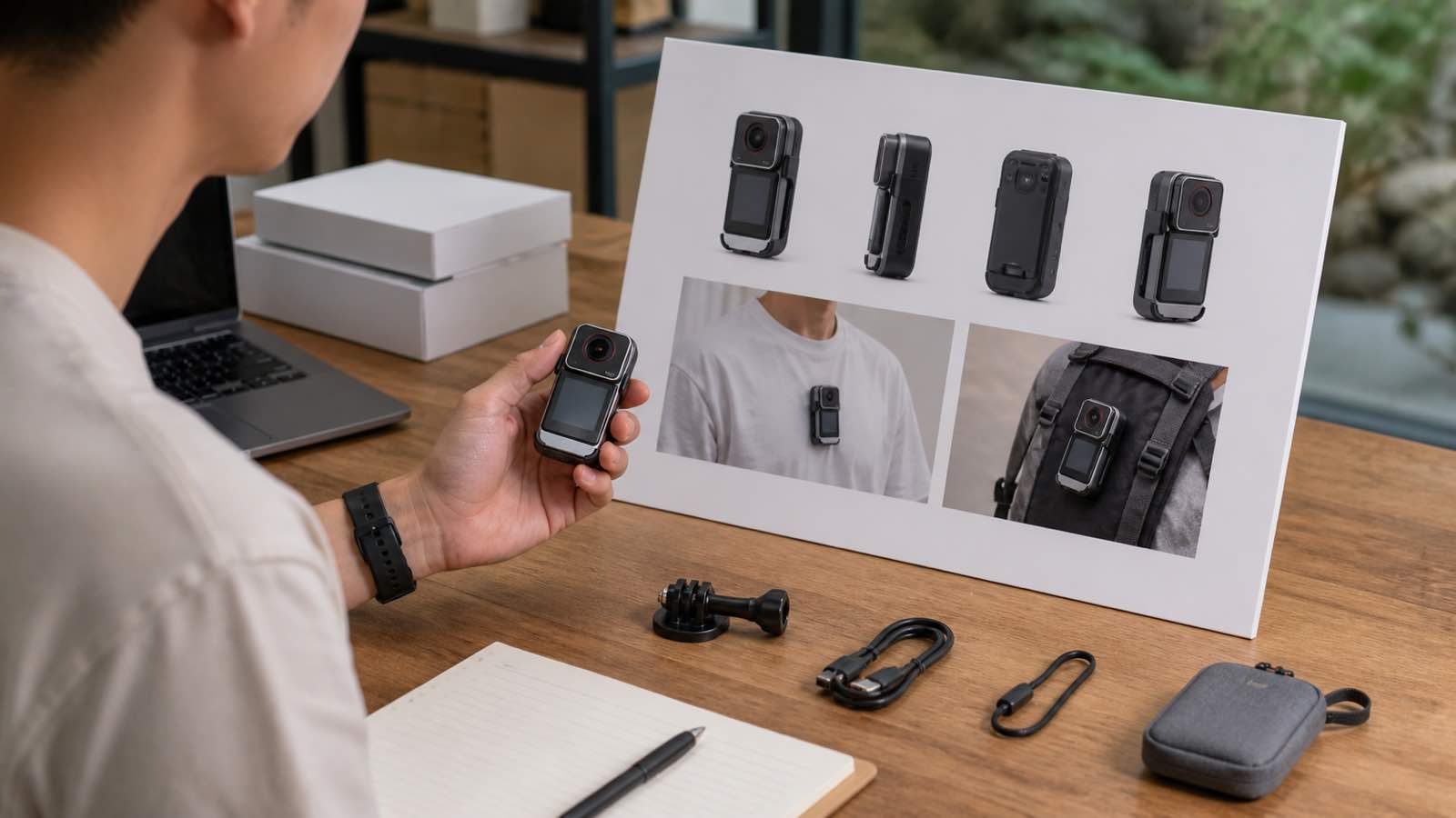 SAW10 touchscreen thumb action camera accessory and retail bundle review
