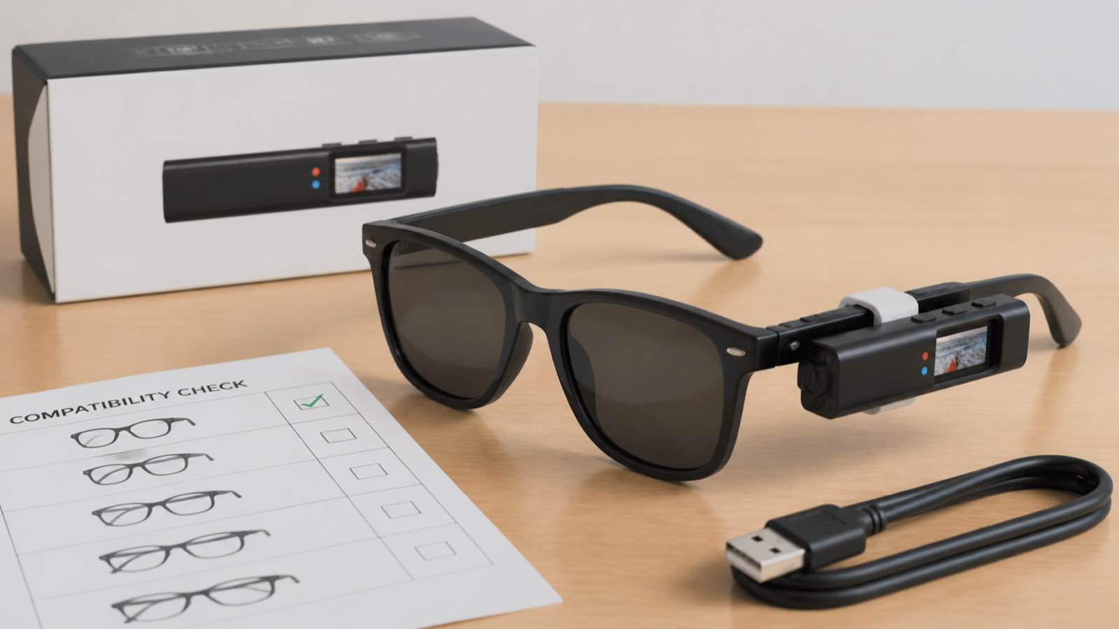 S110 clip-on POV camera fit review with compatible glasses frame