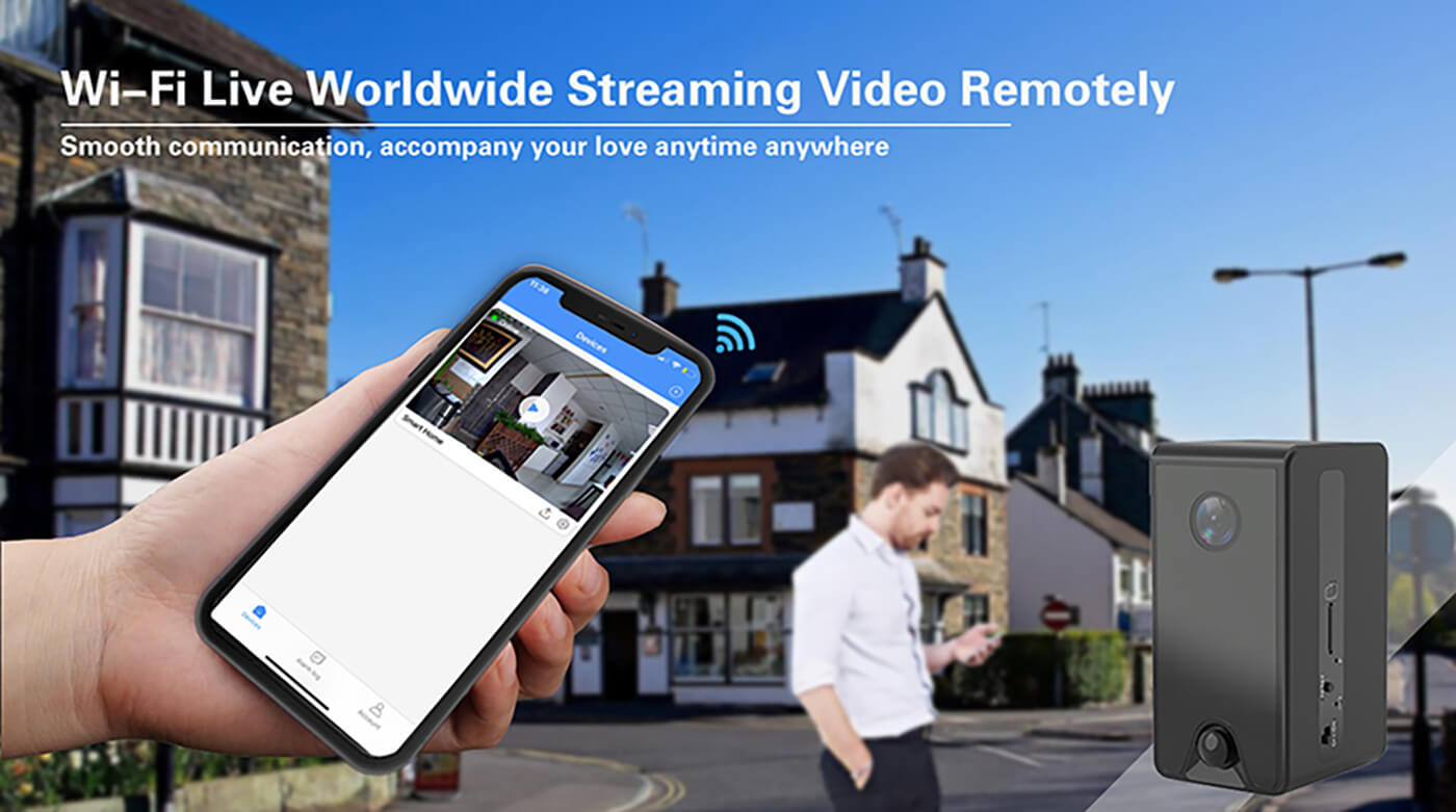 Eleshine HD 1080P Battery Wi-Fi Security Camera LS002 battery WiFi security camera micro SD storage and loop recording detail image 9