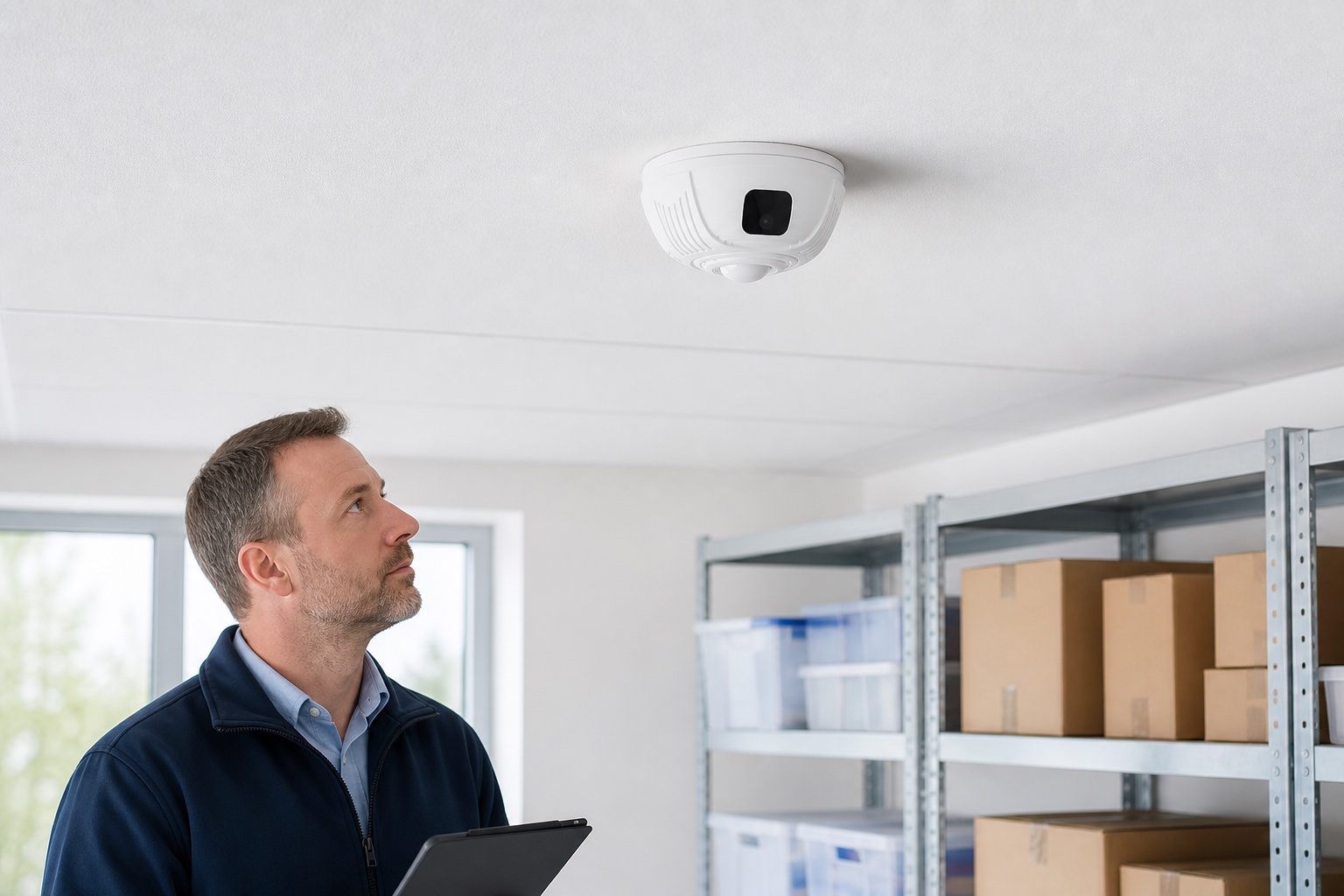 LS020 long-standby battery WiFi camera in an authorized commercial facility monitoring project