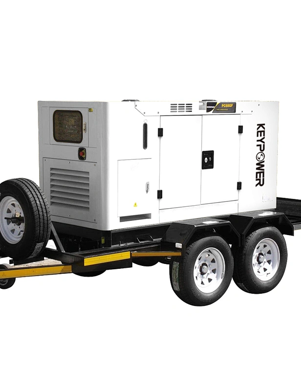 diesel generator with engine