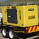 diesel generator with engine