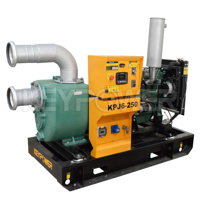 KEYPOWER 4" Diesel Engine trash Pump with Recoil/Electric Start