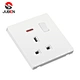 13A 1 gang  switch + socket w/noen
