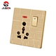 1 GANG + 16A SOCKET MF SOCKET WITH INDICATOR