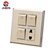 3 gang 1 socket