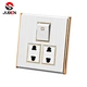1 gang 2 socket