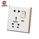 1 gang universal socket with