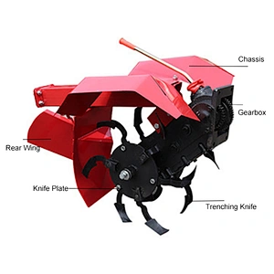 Ditching Fertilizing Machine For Walking Tractor