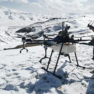 Oil-electric Hybrid 6-axis 60L Best Drones For Agriculture
