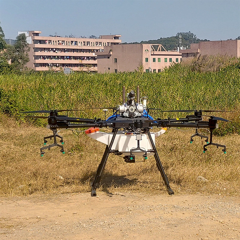 Oil-electric Hybrid 6-axis 60L Best Drones For Agriculture