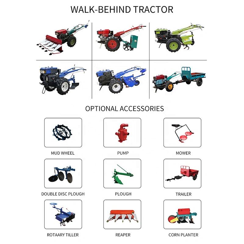 Ditching Fertilizing Machine For Walking Tractor