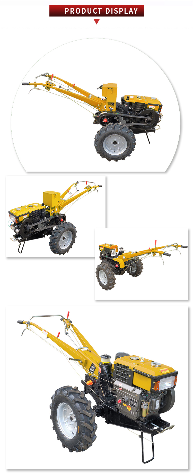8-12hp walking tractor