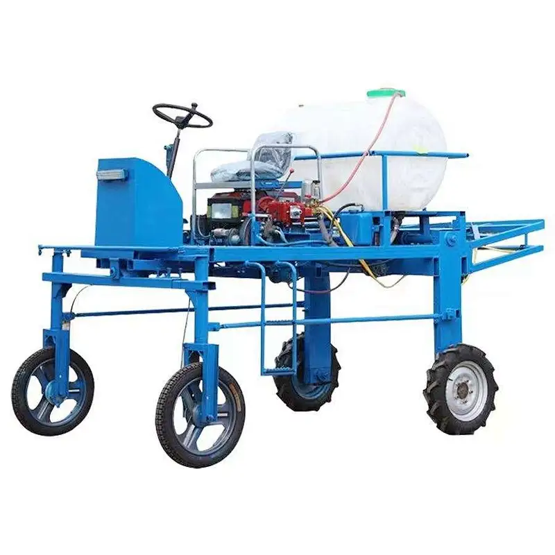 Self-propelled four-wheel sprayer