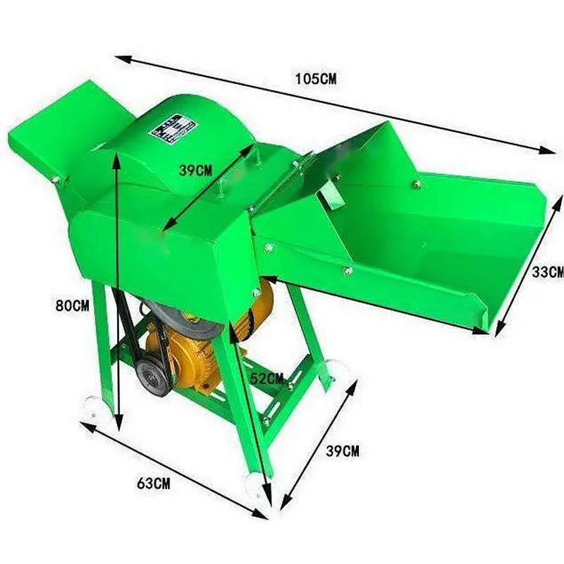 Chaff kneading shreds crushing all-in-one machine