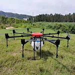 What are the six major uses of agricultural drones?