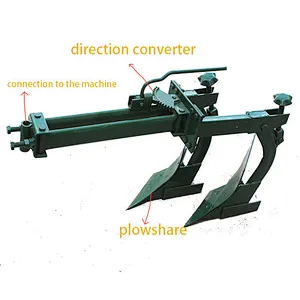 Walking tractor accessories double plow