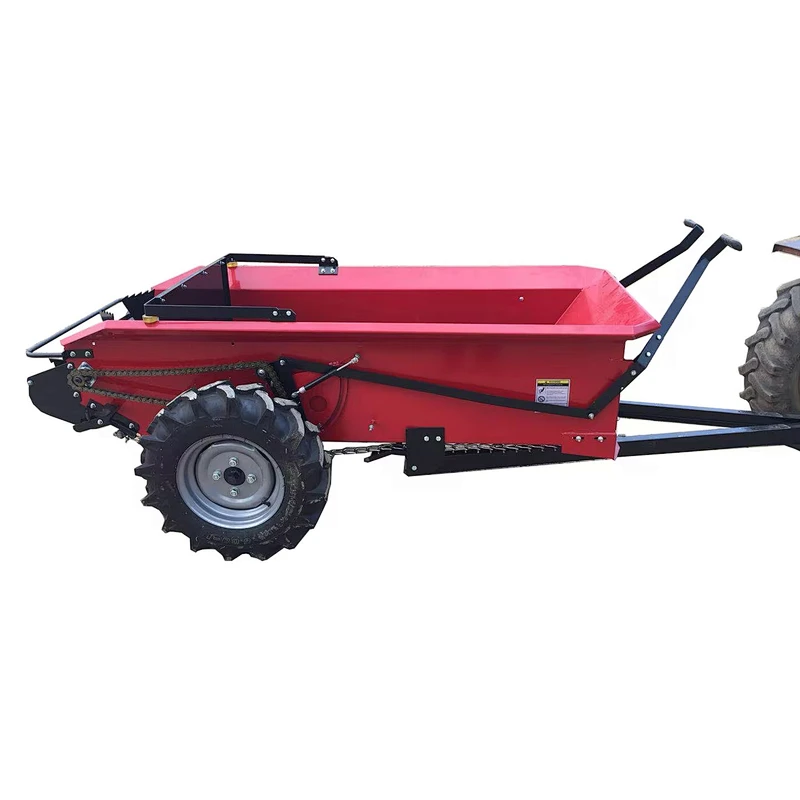 shaft drive small manure spreader