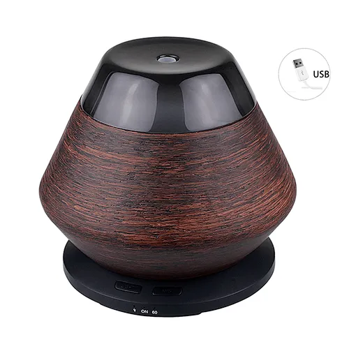 Rechargeable 100ml Resin Usb Aroma Essential Oil Diffuser Ultrasonic Air Humidifier Ultrasonic Cool Mist