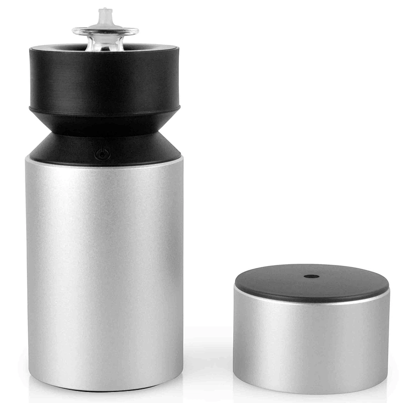 Aluminum car waterless rechargeable essential oil diffuser
