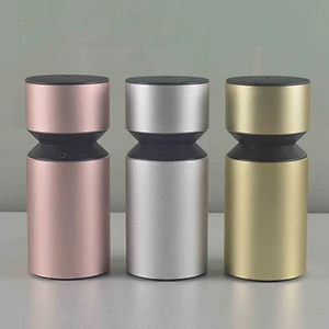 Aluminum car waterless rechargeable essential oil diffuser