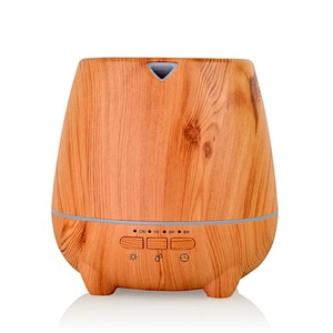 Wood Ultrasonic 500ML Aroma Diffuser and Humidifier with Colorful Night Light