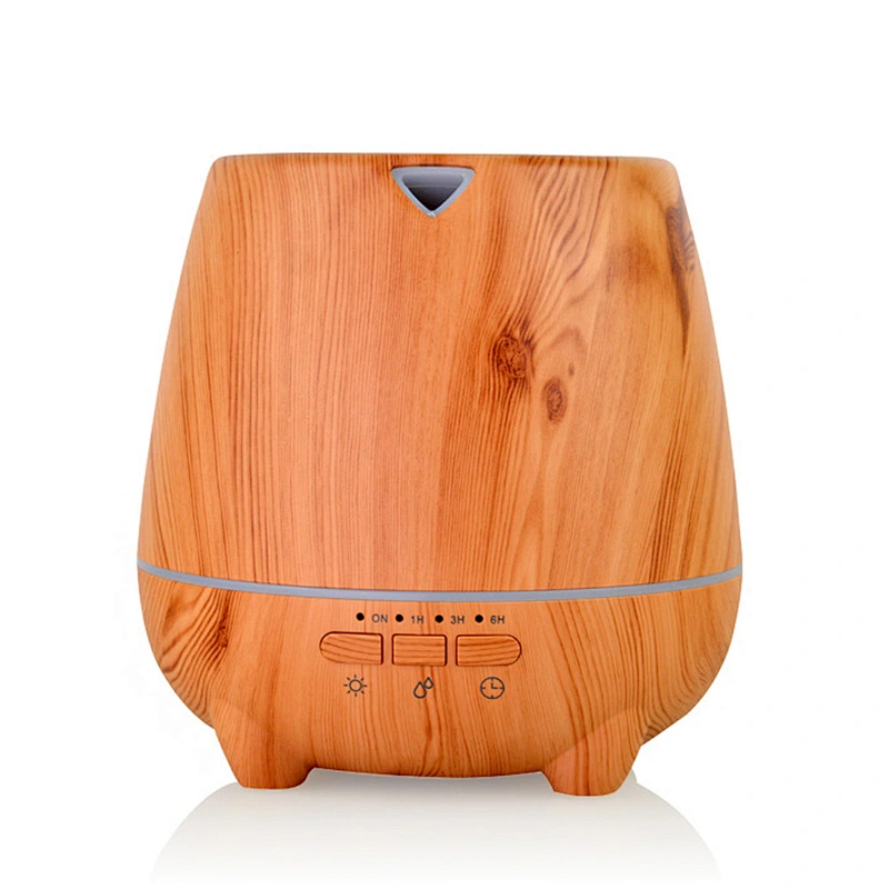 Wood Ultrasonic 500ML Aroma Diffuser and Humidifier with Colorful Night Light