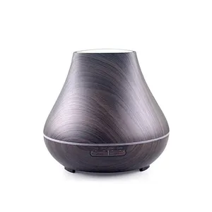 400ml Wood Grain Ultrasonic Aromatherapy Essential Oil Aroma Diffuser Factory Wholesale