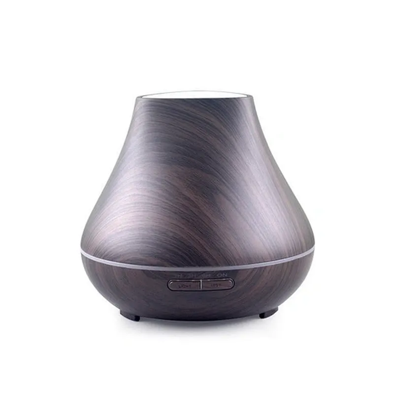 400ml Wood Grain Ultrasonic Aromatherapy Essential Oil Aroma Diffuser Factory Wholesale