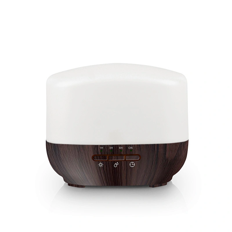 Portable 500Ml Wood Grain 7 Colors Light Aromatherapy Essential Oil Machine Home Ultrasonic Aroma Diffuser