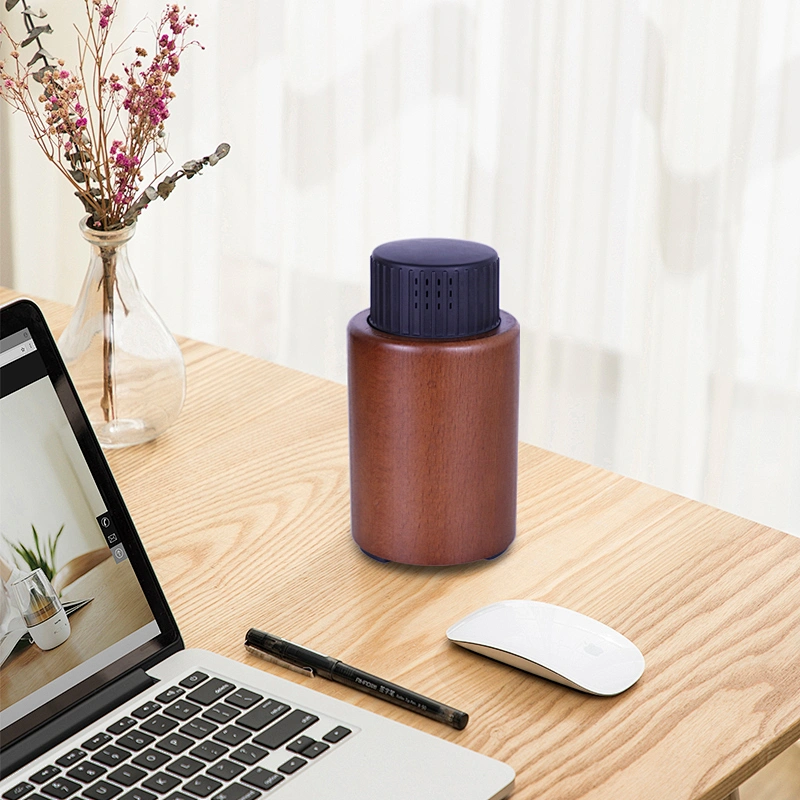 wood waterless aromatherapy essential oil diffuser