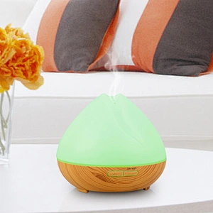 400ml Wood Grain Ultrasonic Aromatherapy Essential Oil Aroma Diffuser Wholesale