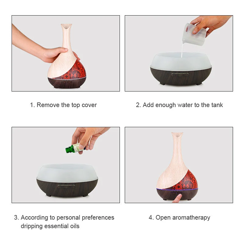 300ML Night Light Humidification Aromatherapy Diffuser