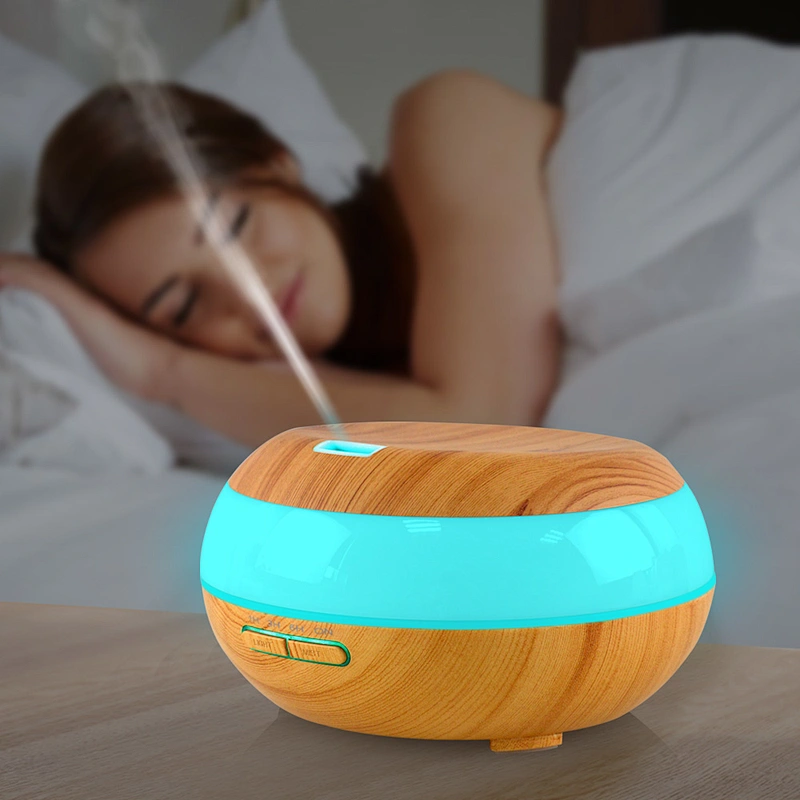 300ml Wood Grain Ultrasonic Aromatherapy Essential Oil Diffuser