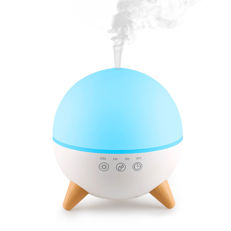 400ml Planet Design Wood Grain Ultrasonic Aromatherapy Essential Oil Aroma Diffuser