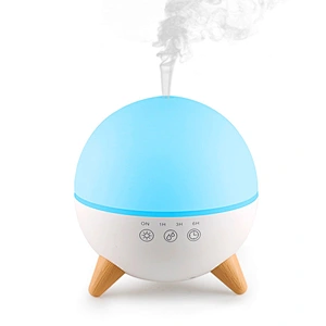 400ml Planet Design Wood Grain Ultrasonic Aromatherapy Essential Oil Aroma Diffuser