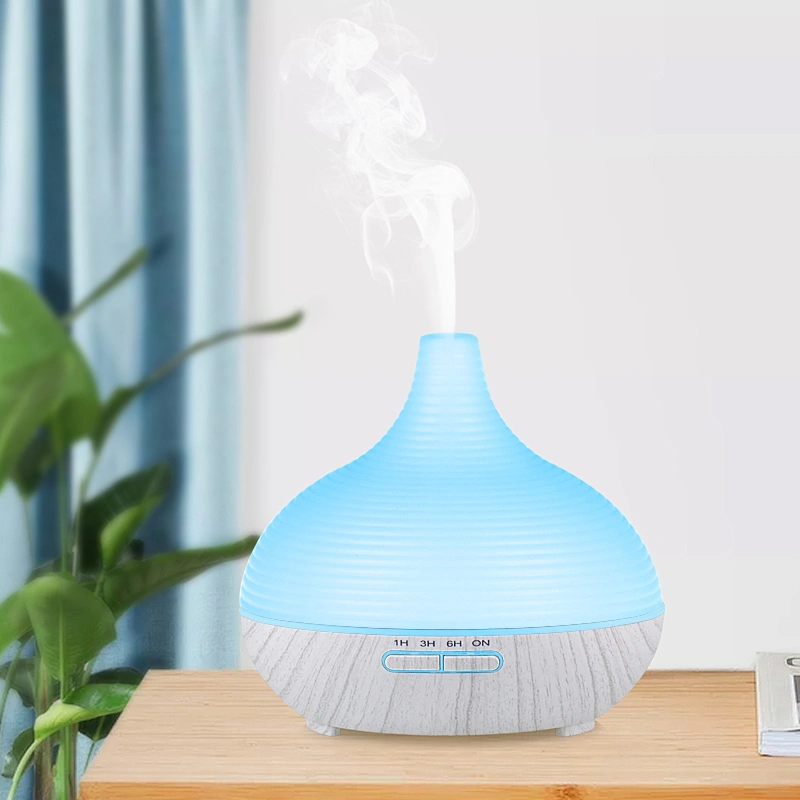 300ml Wood Grain Essential Oil Diffuser for bedroom 3 Colors are Available