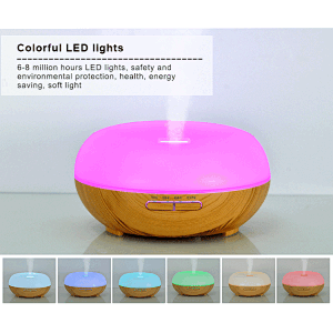 200ml Wood Grain Ultrasonic Aroma Diffuser for Home Fragrance
