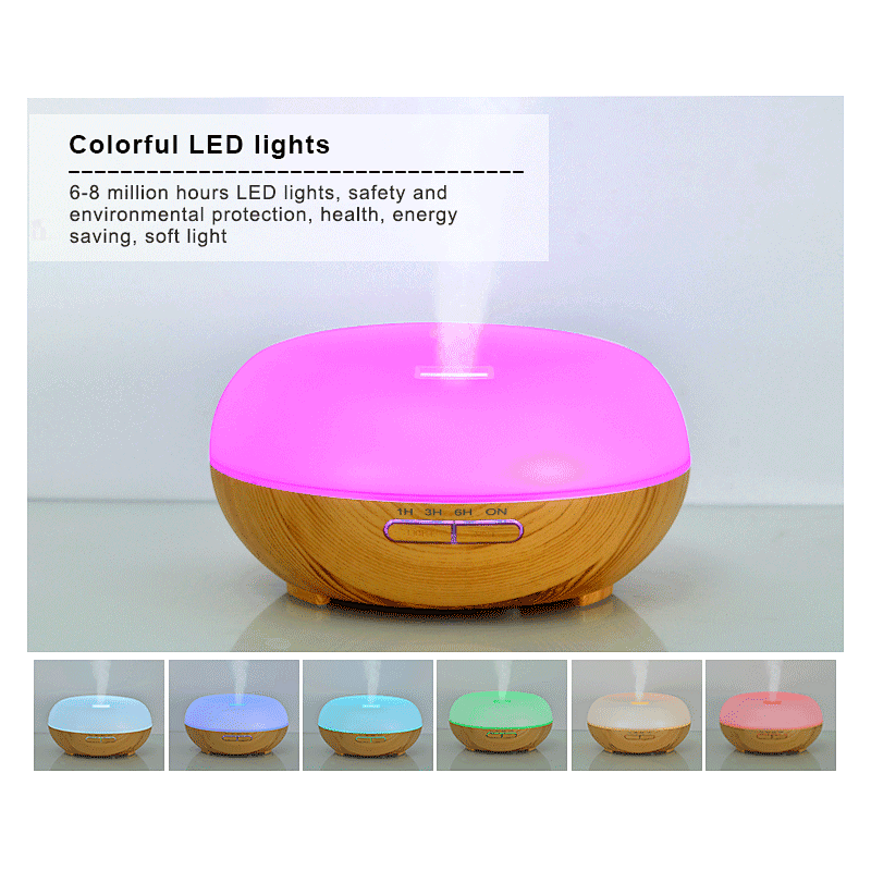 200ml Wood Grain Ultrasonic Aroma Diffuser for Home Fragrance