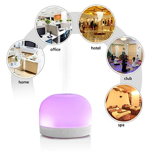 Night lamp portable waterless essential oil nebulizer