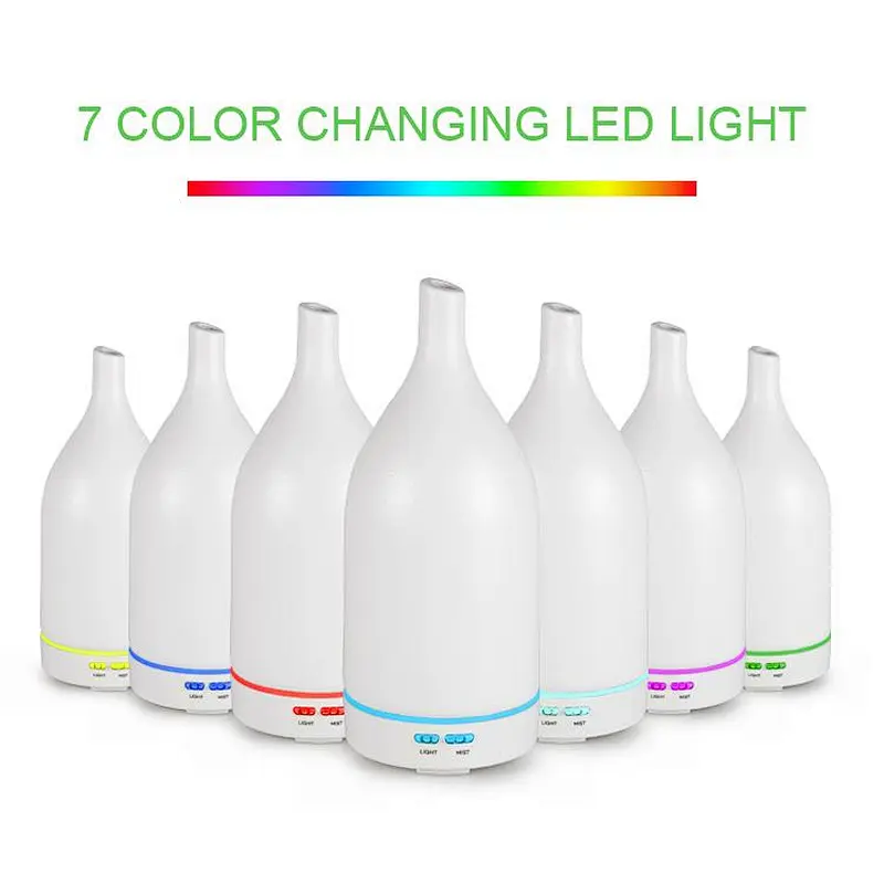 100ML White Aromatherapy Diffuser Night Light Humidification